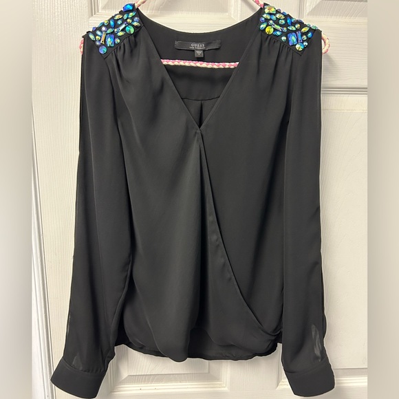 Guess Blouse with rhinestones - Picture 1 of 7